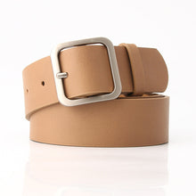 Load image into Gallery viewer, Retro Simple All-Match Square Buckle PU Leather Popular Belt for Women
