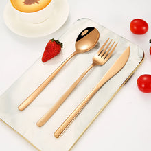 Load image into Gallery viewer, Stainless Steel Spoon Coffee Spoon Fork Solid Stirring Spoon Dessert Spork
