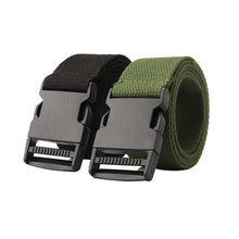 Load image into Gallery viewer, Cloth Belt Men and Women Simple Young Students Solid Color Student Military Training Outdoor All-Matching Pants Belt
