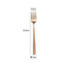 Load image into Gallery viewer, Stainless Steel Spoon Coffee Spoon Fork Solid Stirring Spoon Dessert Spork
