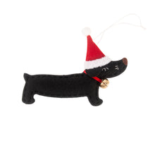 Load image into Gallery viewer, 4Pcs Christmas Ornaments Christmas Tree Ornaments Cartoon Dachshund Decoration
