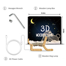 Load image into Gallery viewer, Puppy Folding Table Lamp Creative Product Led 3D Small Night Lamp Children Gift
