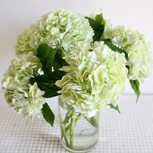 Load image into Gallery viewer, Artificial Flower Large Hydrangea Realistic Moist Feeling Hydrangea Artificial Wedding Flowers Decoration
