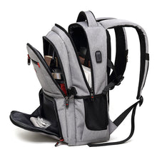 Load image into Gallery viewer, Men's Oxford cloth backpack multifunctional wear-resistant computer bag
