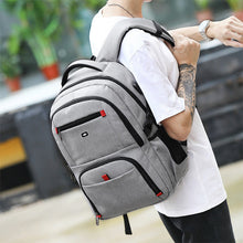 Load image into Gallery viewer, Men's Oxford cloth backpack multifunctional wear-resistant computer bag
