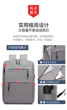 Load image into Gallery viewer, Grey Sport Durable Bag with Nylon Material Backpack
