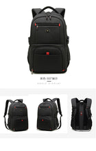 Load image into Gallery viewer, Men's Oxford cloth backpack multifunctional wear-resistant computer bag
