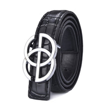 Load image into Gallery viewer, Cross Pattern Belt Simple Fashion Children's Leather Belt Student Decoration Thin Belt
