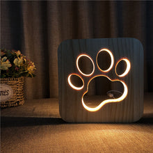 Load image into Gallery viewer, Animal Cat Shape Christmas Night Light 3D LED Stereo Lamp Bedroom Decorative Light
