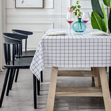 Load image into Gallery viewer, Tablecloth Waterproof and Oilproof and Heatproof PVC Plaid Pattern

