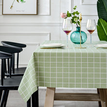 Load image into Gallery viewer, Tablecloth Waterproof and Oilproof and Heatproof PVC Plaid Pattern
