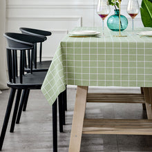 Load image into Gallery viewer, Tablecloth Waterproof and Oilproof and Heatproof PVC Plaid Pattern
