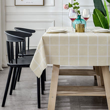 Load image into Gallery viewer, Tablecloth Waterproof and Oilproof and Heatproof PVC Plaid Pattern
