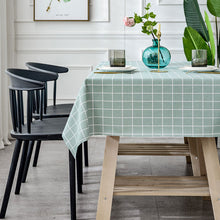 Load image into Gallery viewer, Tablecloth Waterproof and Oilproof and Heatproof PVC Plaid Pattern
