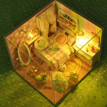 Load image into Gallery viewer, Dollhouse Miniature with Furniture Handmade Wooden Assembled Christmas Creative Birthday Gift
