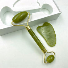 Load image into Gallery viewer, Natural Jade Massage Roller Xiuyan Jade Beauty Bar Facial Beauty Instrument Jade Push
