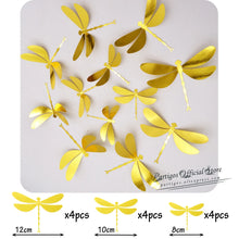 Load image into Gallery viewer, 12Pcs 4D Hollow Butterfly Wall Sticker DIY Home Decoration Wall Stickers wedding Party Wedding Decors Butterfly Kids Room Decors
