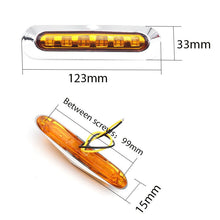 Load image into Gallery viewer, 12V 24V 6 LED Truck Side Marker Lights Waterproof Trailer Clearance Lamp Indicator Warning Rear Tail Light Car Signal Lights
