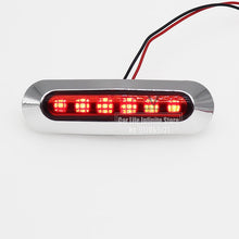 Load image into Gallery viewer, 12V 24V 6 LED Truck Side Marker Lights Waterproof Trailer Clearance Lamp Indicator Warning Rear Tail Light Car Signal Lights
