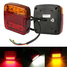 Load image into Gallery viewer, 12V Trailer Truck 20 LED Taillight Brake Stop Turn Signal Indicator Light Lamp 107x102x30mm
