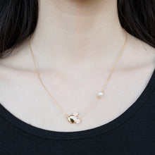 Load image into Gallery viewer, Women's Necklace 925 Silver Plated Natural Freshwater Pearl Choker  Gift for Girls
