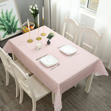 Load image into Gallery viewer, Home Nordic Style Elk Plaid Coffee Table Cloth Oil-Proof Waterproof Disposable Table Mat PVC Tablecloth
