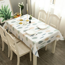 Load image into Gallery viewer, Home Nordic Style Elk Plaid Coffee Table Cloth Oil-Proof Waterproof Disposable Table Mat PVC Tablecloth
