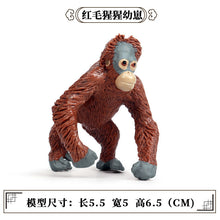 Load image into Gallery viewer, Gorilla Model Toy Wild Animal Model Solid Chimp Garage Kits Ornaments Children's Educational Teaching Toy
