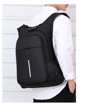 Load image into Gallery viewer, 15.6-inch laptop bag password lock backpack
