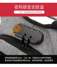 Load image into Gallery viewer, 15.6-inch laptop bag password lock backpack
