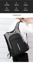 Load image into Gallery viewer, 15.6-inch laptop bag password lock backpack
