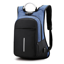 Load image into Gallery viewer, 15.6-inch laptop bag password lock backpack
