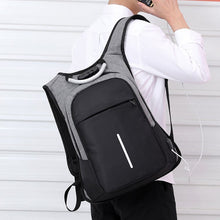 Load image into Gallery viewer, 15.6-inch laptop bag password lock backpack

