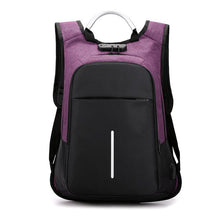 Load image into Gallery viewer, 15.6-inch laptop bag password lock backpack

