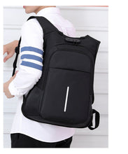 Load image into Gallery viewer, 15.6-inch laptop bag password lock backpack
