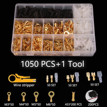 Load image into Gallery viewer, 135/270/315pcs 2.8/4.8/6.3 mm Crimping terminal insulation seal wire connector male and female plug spring terminal Kit
