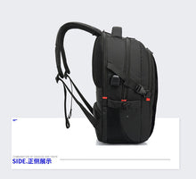 Load image into Gallery viewer, Black high capacity sport outdoor swagger bag backpack for business with European style
