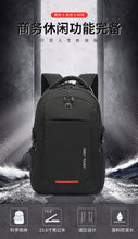 Load image into Gallery viewer, Black high capacity sport outdoor swagger bag backpack for business with European style
