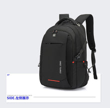 Load image into Gallery viewer, Black high capacity sport outdoor swagger bag backpack for business with European style
