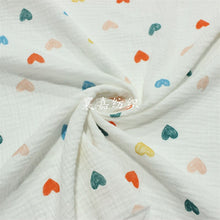 Load image into Gallery viewer, 135x50cm Double Cotton Crepe Gauze Sewing Fabric, Making Children's Pajamas Anti Mosquito Pants Small Blanket Cloth
