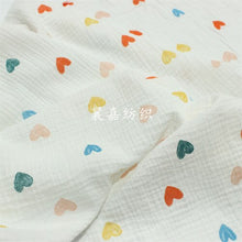 Load image into Gallery viewer, 135x50cm Double Cotton Crepe Gauze Sewing Fabric, Making Children's Pajamas Anti Mosquito Pants Small Blanket Cloth
