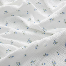 Load image into Gallery viewer, 135x50cm Pure Color Crepe Double-Layer Cotton Yarn Fabric, Making Soft Pajamas Clothes Fabric DIY Clothing Cloth YHTJ0113
