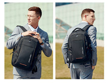 Load image into Gallery viewer, Black high capacity sport outdoor swagger bag backpack for business with European style
