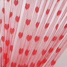 Load image into Gallery viewer, 100 * 200cm Love String Curtain Partition Decoration Hallway Bedroom Hanging Curtain Curtain

