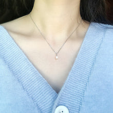 Load image into Gallery viewer, Women's S925 Sterling Silver Natural Pearl Necklace Pendant for girls
