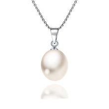 Load image into Gallery viewer, Women's S925 Sterling Silver Natural Pearl Necklace Pendant for girls
