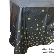 Load image into Gallery viewer, 137*274cm Rose Gold Tablecloth Gold/silver Dot table cover for adult Happy Birthday Party Supplies Wedding decorations
