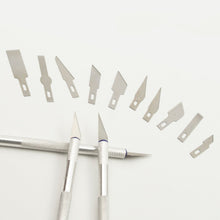 Load image into Gallery viewer, 13Pcs Carving Knife Craft Sculpture Paper Cutting Blade Precision Engraving Cutter Non-Slip Hand Tool DIY Art Hobby Repair Set

