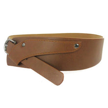 Load image into Gallery viewer, Women Fashion Belts Waist Oblique Buckle Wide Band Cross Body Cummerbund Belt
