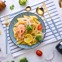 Load image into Gallery viewer, Portugal Gold Stainless Steel Tableware Five-Piece Set Tableware Set Knife, Fork and Spoon
